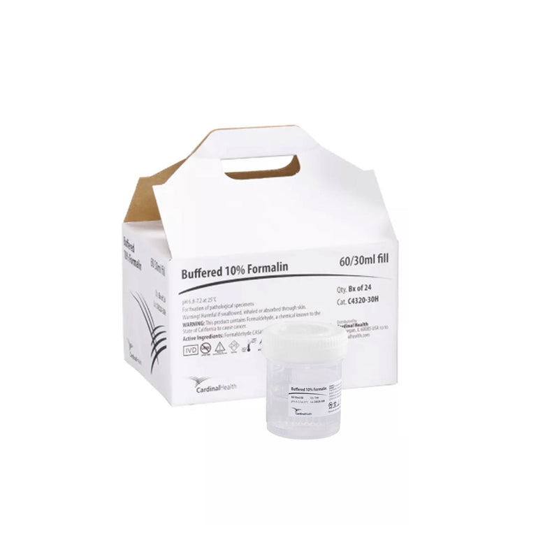 Cardinal Health Prefilled Specimen Container, 30 mL Fill in 60 mL (Case of 96)