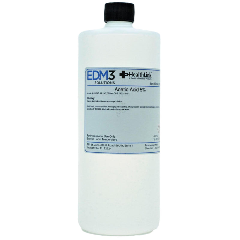 EDM 3 LLC Chemistry Reagent Acetic Acid Organic Acid 5% 32 oz. 