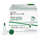McKesson Prevent HP Push Button Safety Lancet, 21 Guage (Case of 2000)