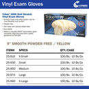 McKesson Brand Trilon 2000 PF with MC3 Stretch Vinyl Exam Glove, Large, Ivory (1000/CS) 