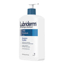 J & J Sales Lubriderm Daily Moisture Lotion Unscented, 16-ounce Pump Bottle 