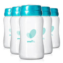 Breast Milk Collection Bottle Evenflo Advanced 5 oz. Food Grade Material Clear (Case of 12 Packs)