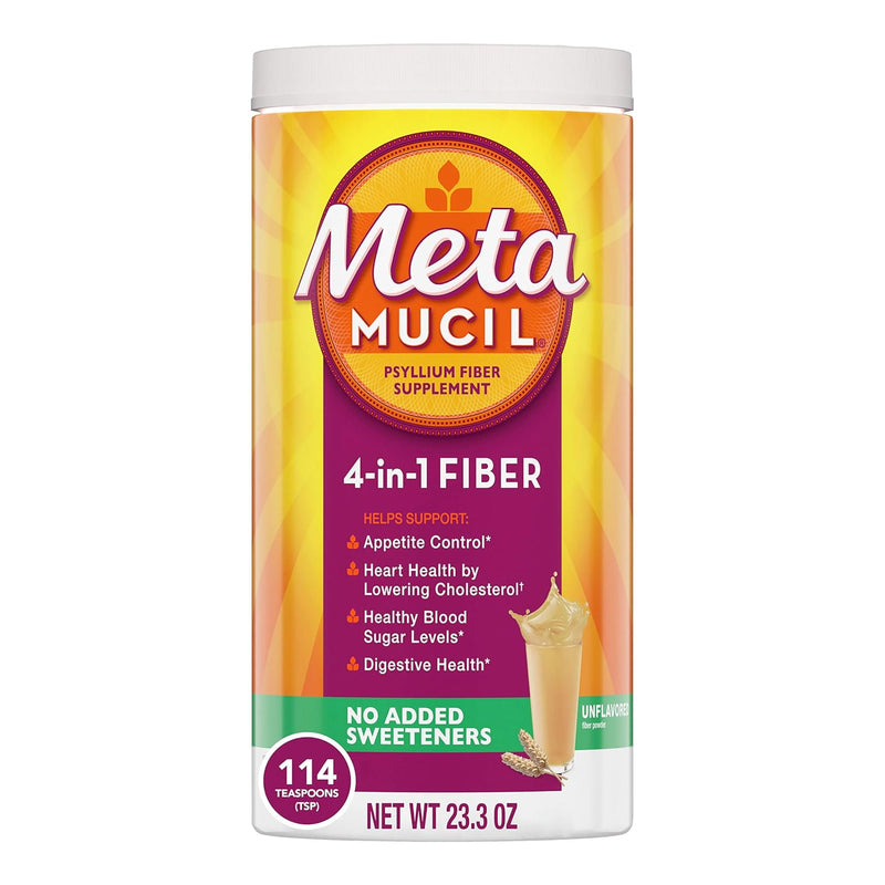 Metamucil 4 in 1 Fiber Powder Unflavored (Each)