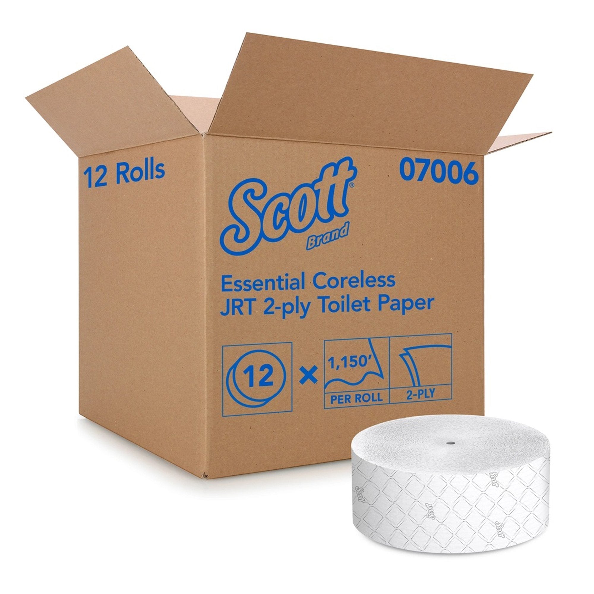 Kimberly Clark Scott Essential JRT Jr. Toilet Tissue (12/CS) 