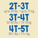 Cutie Pants Training Pants, 2T to 3T (Case of 104)