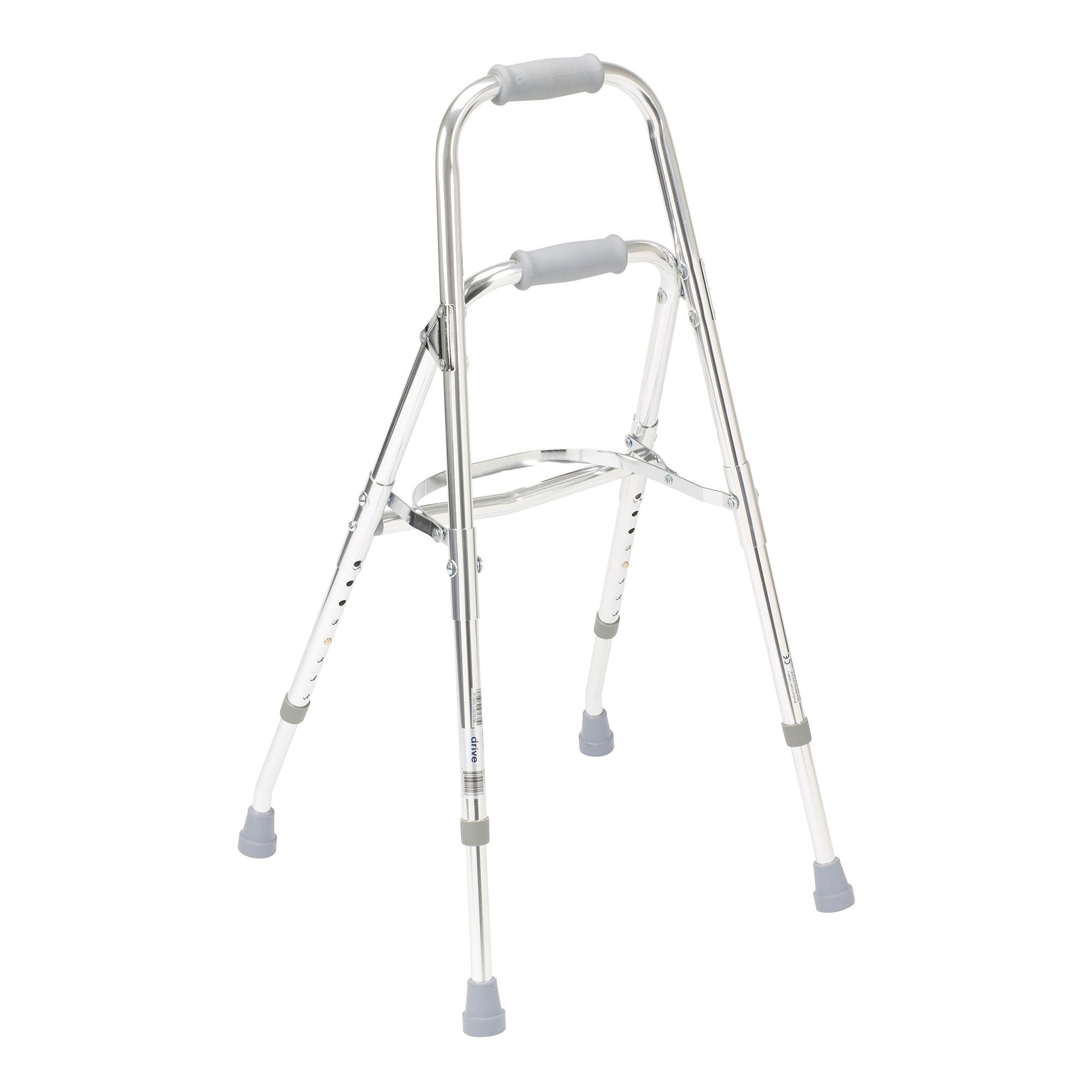 drive Hemi Aluminum Side Step Folding Walker, 29.5 – 37 Inch Height (Each)