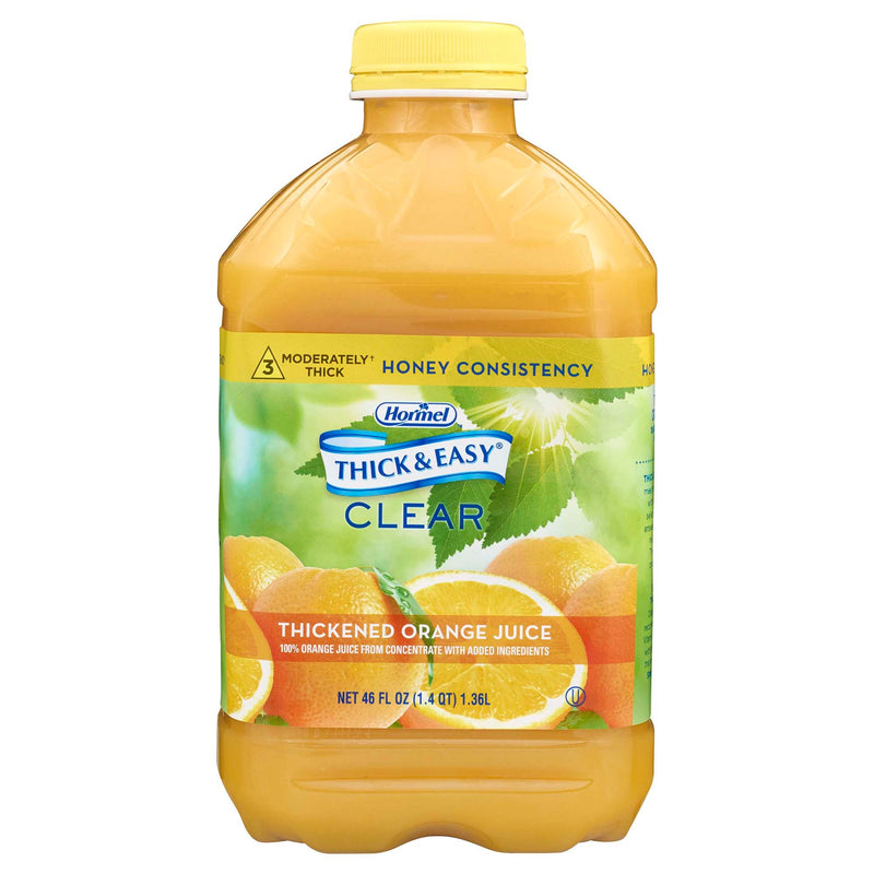 Thick & Easy Clear Honey Consistency Orange Juice Thickened Beverage (Case of 6)