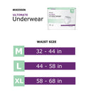 McKesson Ultimate Heavy Absorbency Incontinence Underwear, Medium (20/BG)