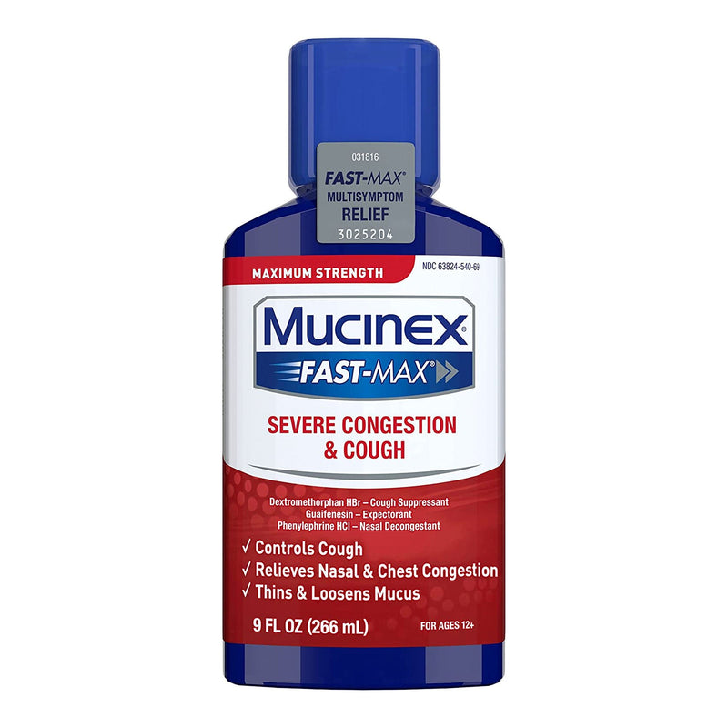Mucinex Fast-Max Severe Congestion & Cough Liquid Maximum Strength (Each)