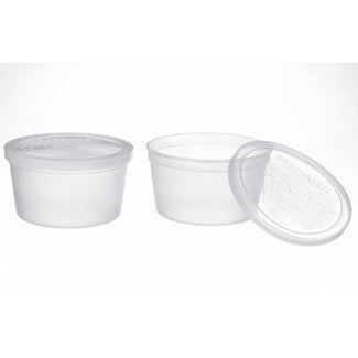 CONTAINER SPECIMEN 8 OZ CLR250/CS