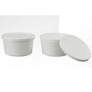 LAB CONTAINER WHT W/WHT LID10 OZ 250/CS