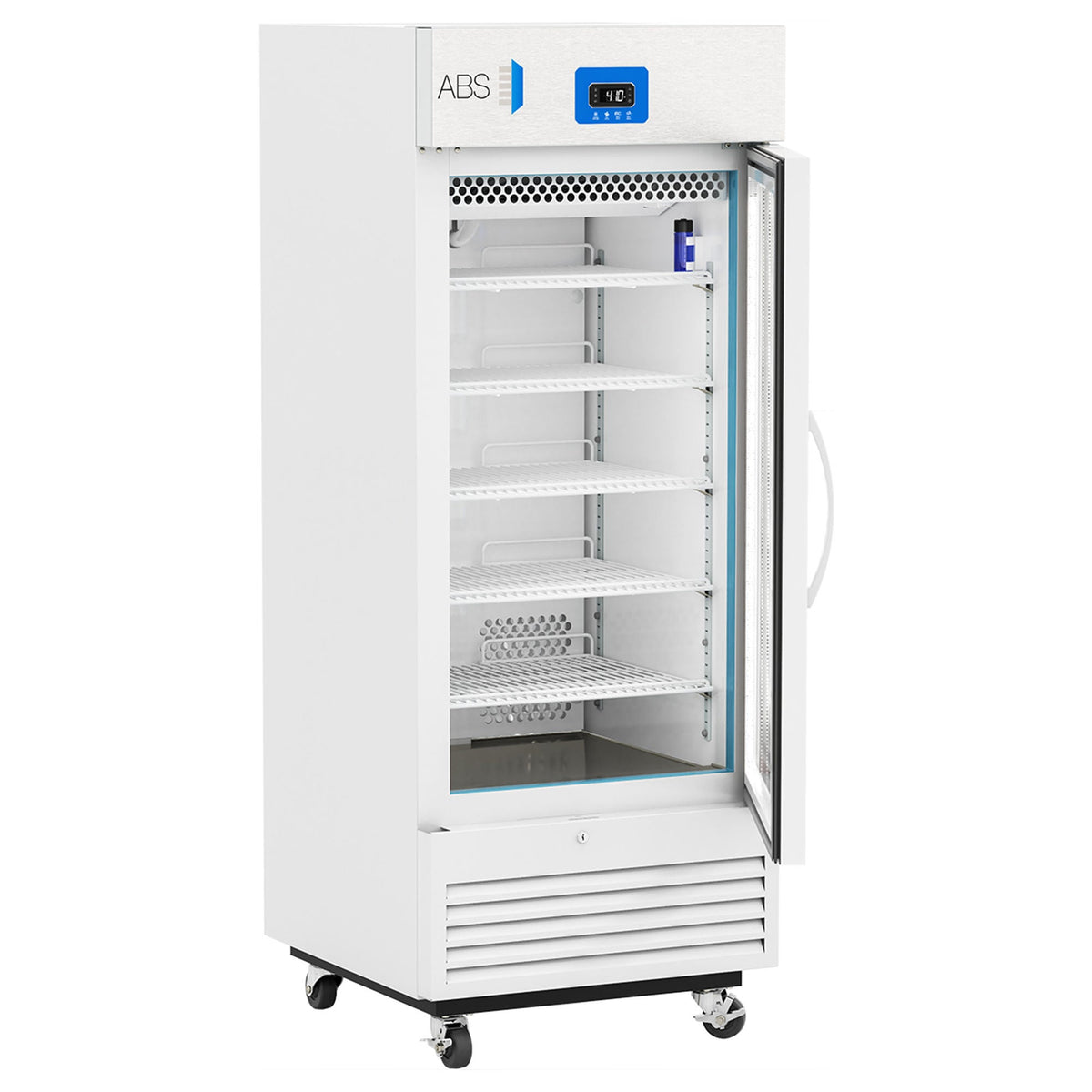 Premier Upright Refrigerator ABS Pharmaceutical 12 cu.ft. 1 Glass Swing Door Cycle Defrost (Each)