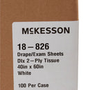 McKesson Nonsterile Physical Exam Drape, 40 x 60 Inch (Case of 100)