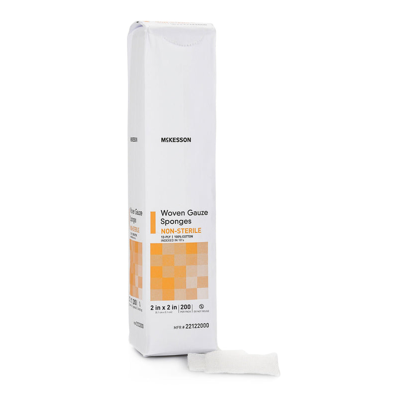 McKesson Gauze Sponge, 2 x 2 Inch, 12-Ply (Case of 8000)