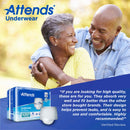 Attends Advanced Underwear, Medium (Case of 80)