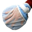 SkiL-Care Hand Control Mitt, 10 x 6 x 2 in., White / Blue (Pair)