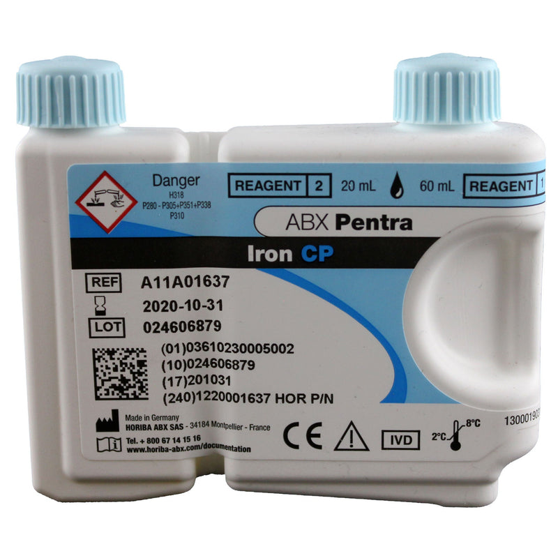 General Chemistry Reagent ABX Pentra Iron For ABX Pentra 400 Clinical Chemistry Analyzer 327 Tests (Each)