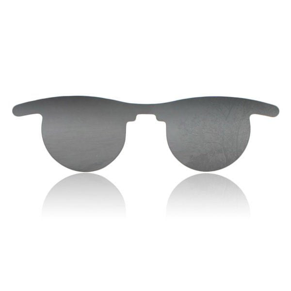 Post Mydriatic Glasses Flat Uncoated Gray Tint Plastic Lens Gray Frame Slip-in One Size Fits Most (Box of 250)