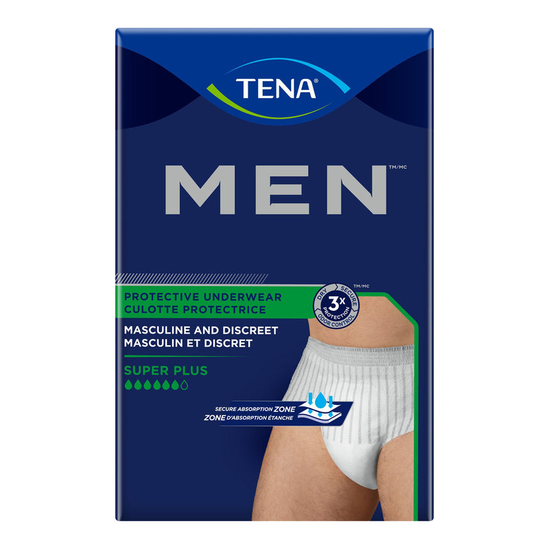 Essity HMS North America Inc Tena Men Super Plus Protective Underwear, Small / Medium (64/CS)