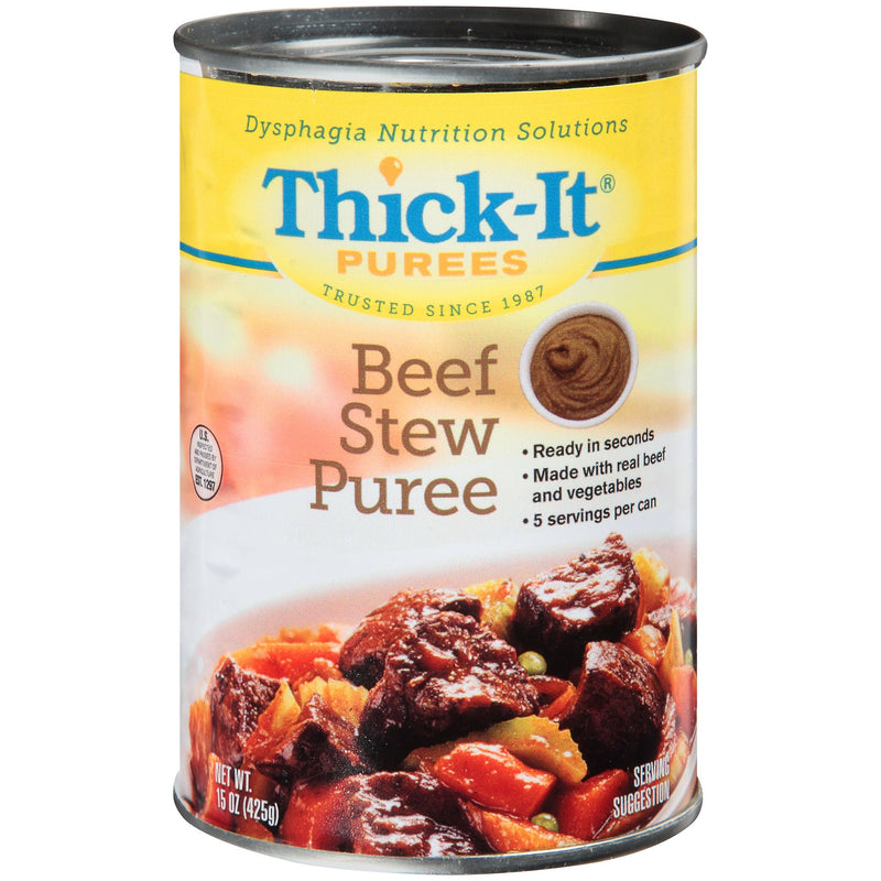 Thick-It Purée Beef Stew Thickened Food, 15-ounce Can (Case of 12)