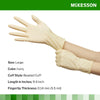 McKesson Confiderm Latex Exam Glove, Large, Ivory (Case of 1000)