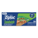 Reclosable Bag Ziploc 5-7/8 X 6-1/2 Inch Plastic Clear Zipper Closure (50/BX)
