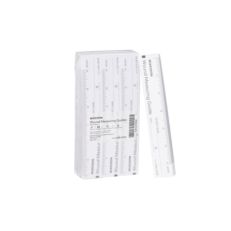 McKesson Brand McKesson Nonsterile Paper Wound Measuring Guide, 6 Inch (288/CS) 