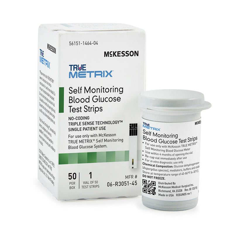 McKesson TRUE METRIX Blood Glucose Test Strips (Case of 1200)