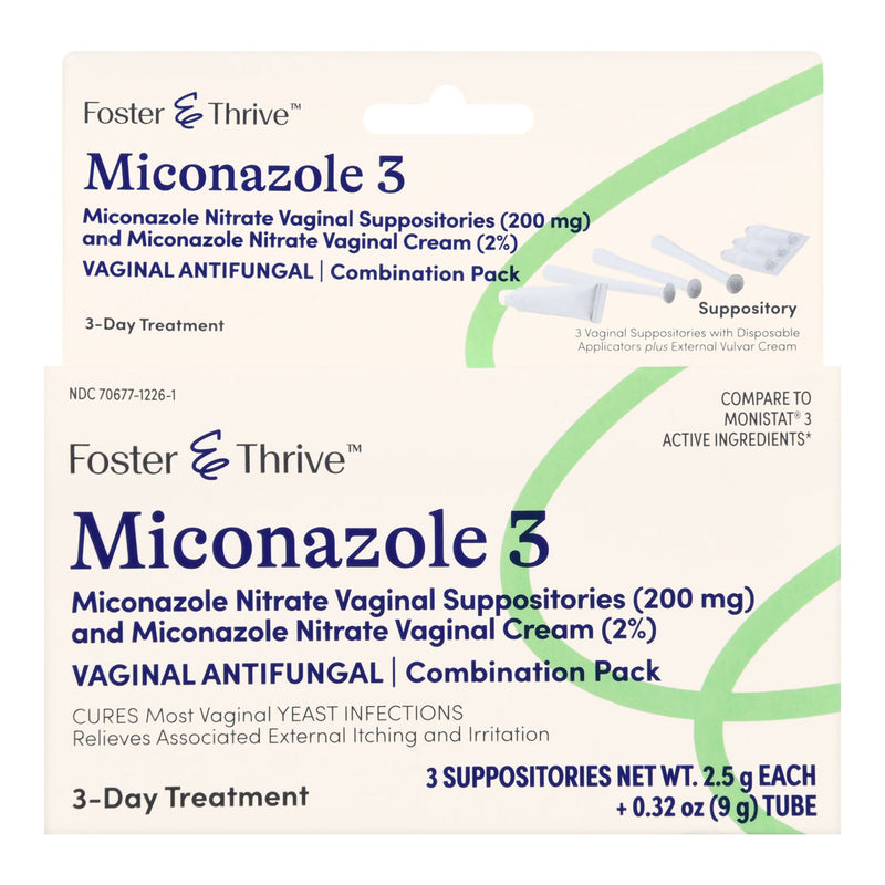 Foster & Thrive 2% Miconazole Nitrate Vaginal Antifungal Kit (Each)