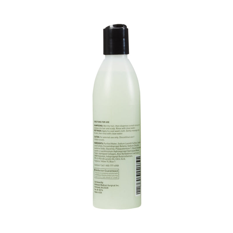 McKesson Shampoo and Body Wash, Cucumber Melon Scent, 8 oz. Squeeze Bottle (48/CS) 