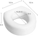 HealthSmart Raised Toilet Seat, 14-1/2 x 15 Inch (Each)