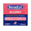 Benadryl Diphenhydramine Allergy Relief (Carton of 24)