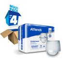 Attends Care Moderate Absorbent Underwear, Regular (80/CS)