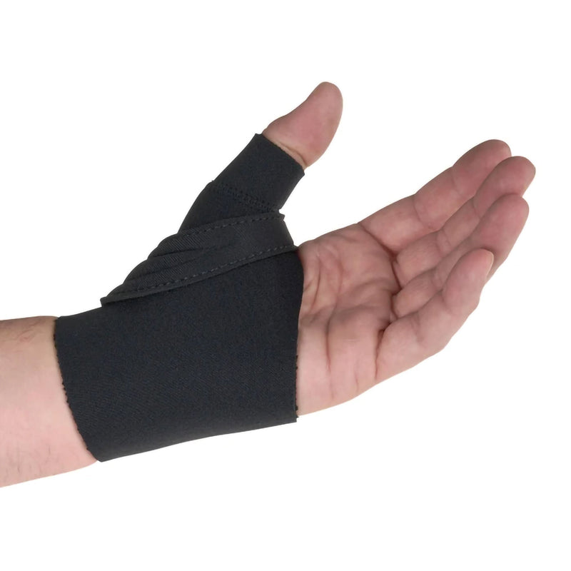 Thumb CMC Restriction Splint Comfort Cool Adult Medium Wrap Around Strap Right Hand Black (Each) 