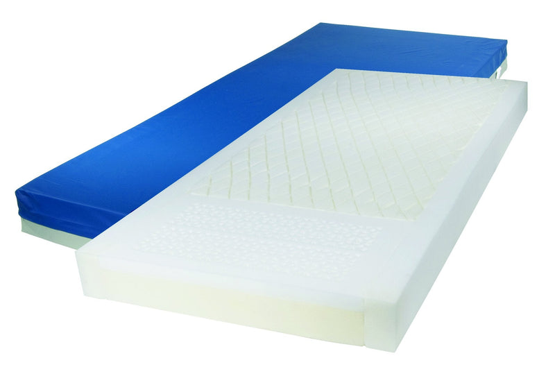Drive DeVilbiss Healthcare Gravity 7 with Raised Side Rails Bed Mattress 