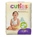 First Quality Products LLC Cuties Premium Diaper, Size 5 (4/CS) 