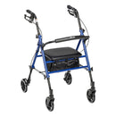 drive Four Wheel Rollator, Blue (Each)