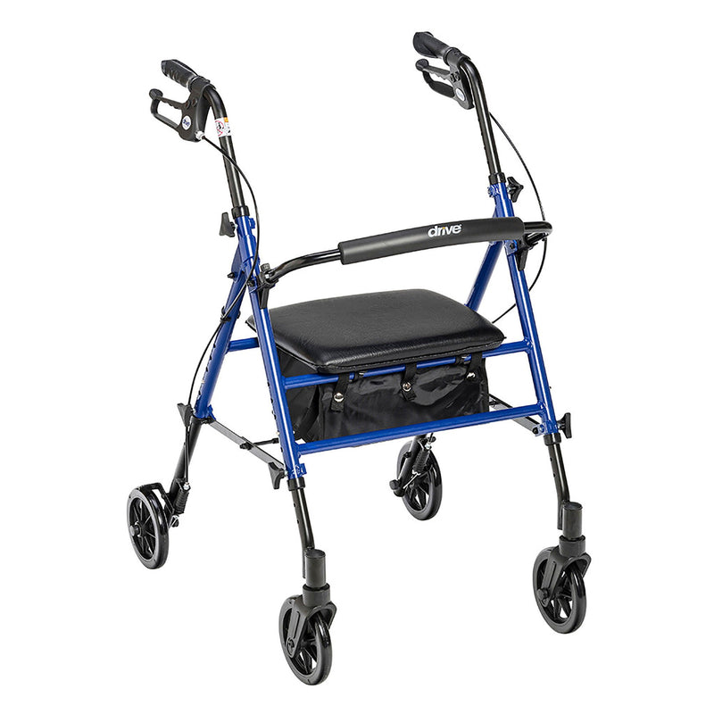 drive Four Wheel Rollator, Blue (Each)