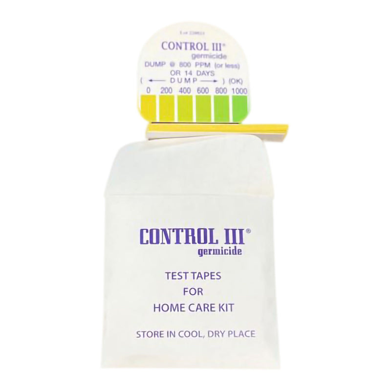 Germicidal Solution Test Strip Control III 15 Test Strips (Pack of 15)