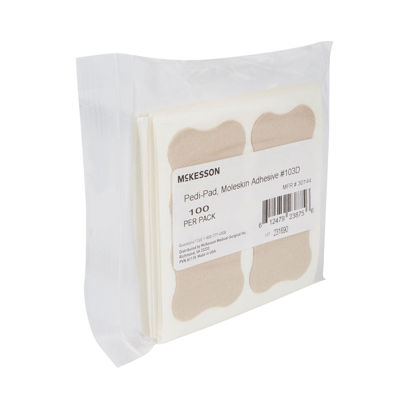 McKesson Pedi-Pad Beige Protective Pad, Size 103-D (100/PK) 