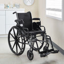 McKesson Lightweight Wheelchair, 16 Inch Seat Width (Each)
