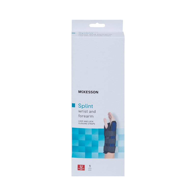 McKesson Brand McKesson Right Wrist / Forearm Splint, One Size Fits Most 