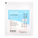 Cardinal 5-Layer Foam Dressing Kendall 3 X 3 Inch With Border Film Backing Silicone Adhesive Square Sterile (50/CS) 