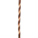 Brazos Twisted Hickory Rustic Walking Stick, 58-Inch Height (Each)