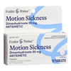Foster & Thrive Motion Sickness Dimenhydrinate 50 mg Tablets (Box of 12)