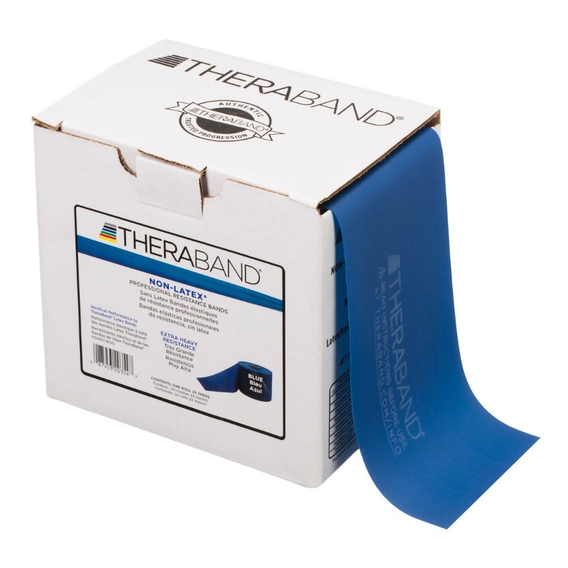 TheraBand Exercise Resistance Band, Blue, 6 Inch x 25 Yard, X-Heavy Resistance (Each)
