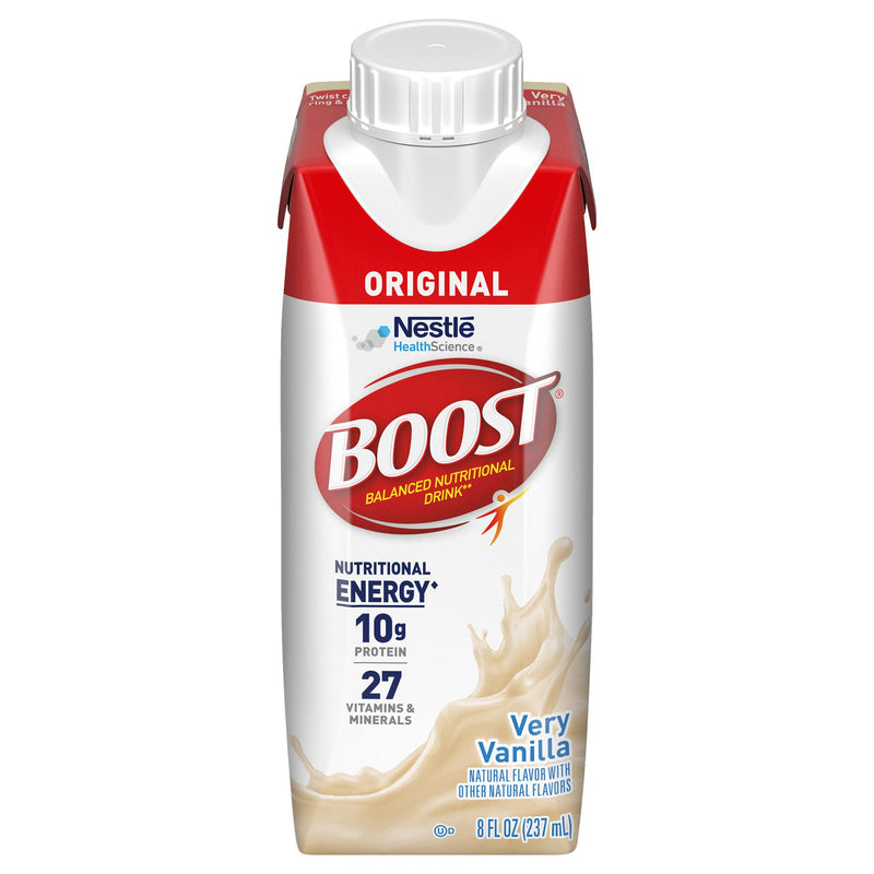 Boost Original Vanilla Balanced Nutritional Drink, 8-ounce Carton (Case of 24)