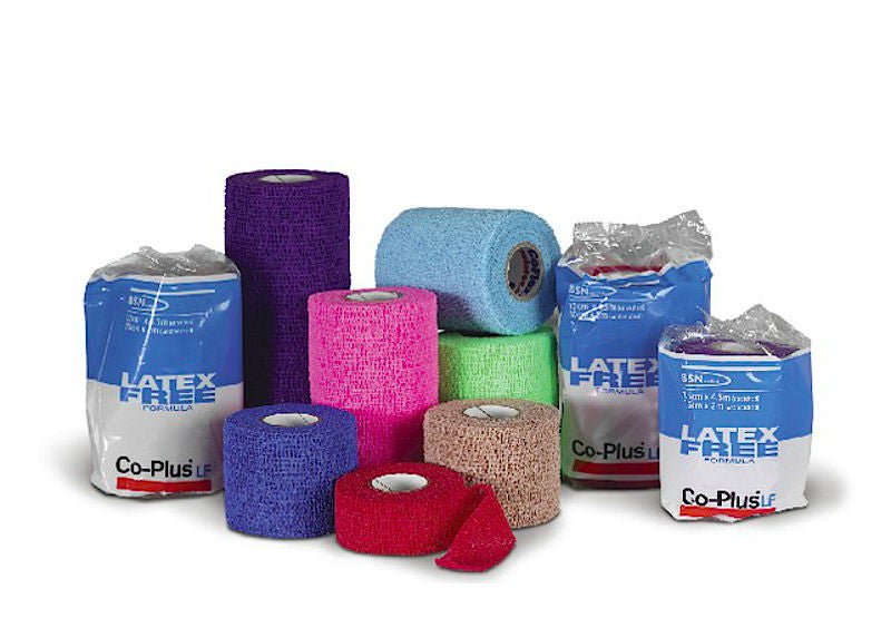Co-Plus LF Self-adherent Closure Compression Bandage, 6 Inch x 5 Yard (Case of 12)