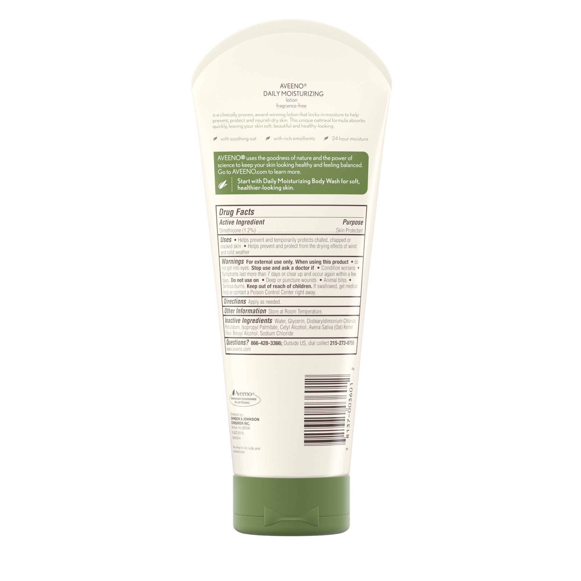 Kenvue Brands LLC Aveeno Daily Moisturizing Body Lotion, 8 oz. Tube (12/CS) 