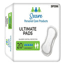TotalDry Ultimate Absorbency Bladder Control Pad, 16½-Inch Length (Case of 180)
